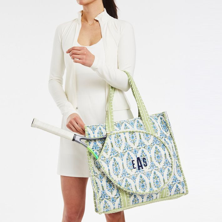 Block Print Tennis Tote | Mark and Graham