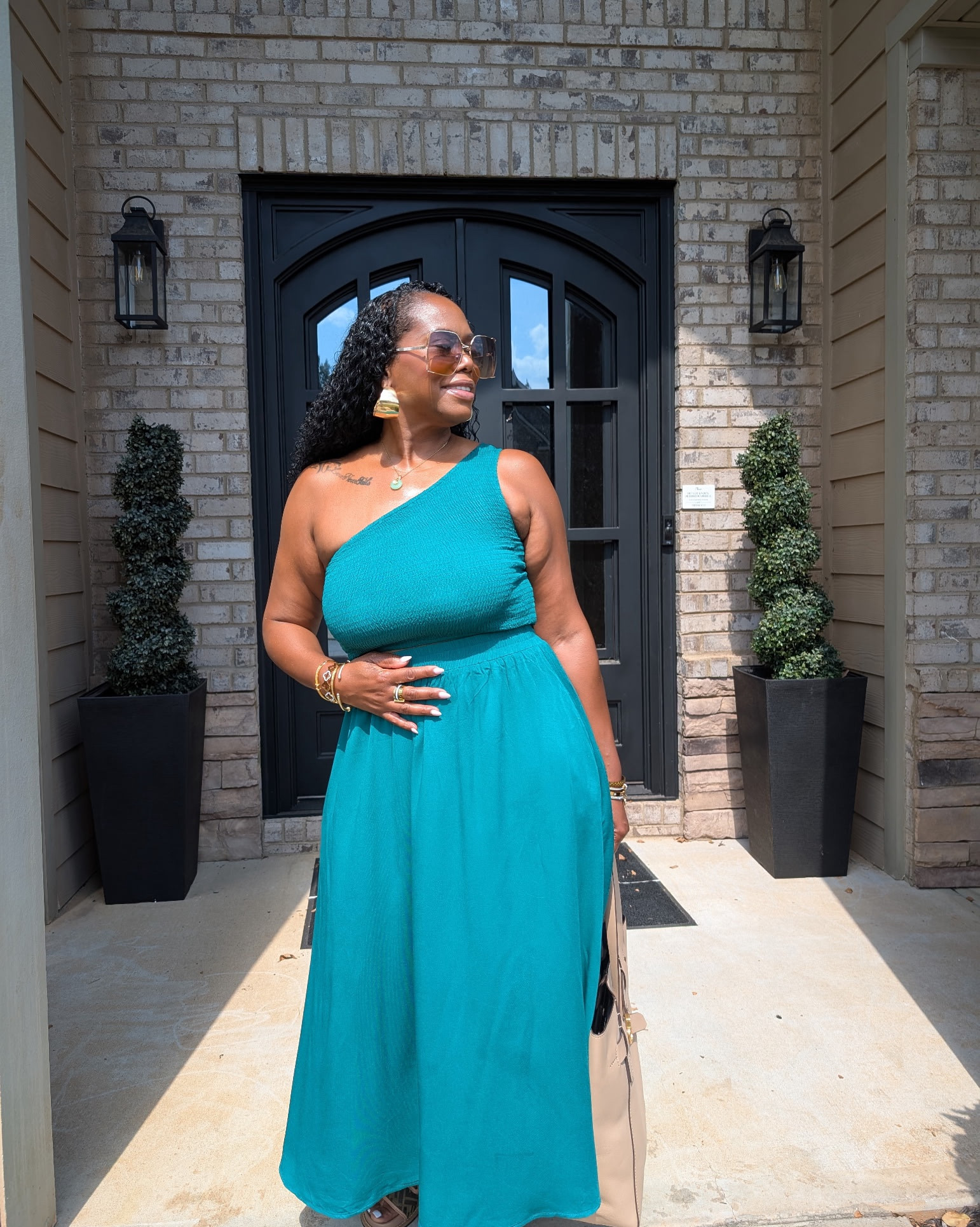 Today I’m feeling like a lady! 💎 Kelly green two-piece skirt set with neutral slides and a carryall tote. Never simple. Always chic. 😉

Skirt set S | Fendi slides | Tory Burch tote | Gold accessories

Soft life, styled right. ✨

#fashioninfluencer #atlfashioninfluencer #fashioninspo #luxelife #imtashamack #KellyGreen #TwoPieceSet #EffortlessStyle #EverydayElevated #StyleInRealLife

#LTKShoeCrush #LTKMidsize #LTKItBag