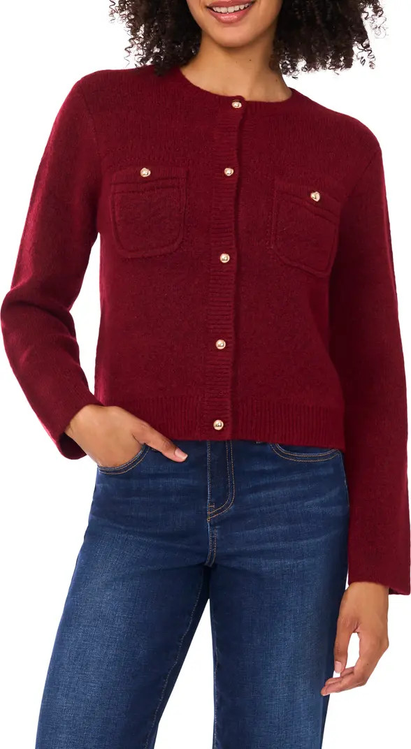 CeCe Patch Pocket Cardigan | Nordstromrack | Nordstrom Rack