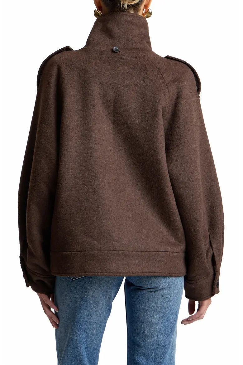 Oversized Coat with Detachable Scarf (Women) | Nordstrom | Nordstrom