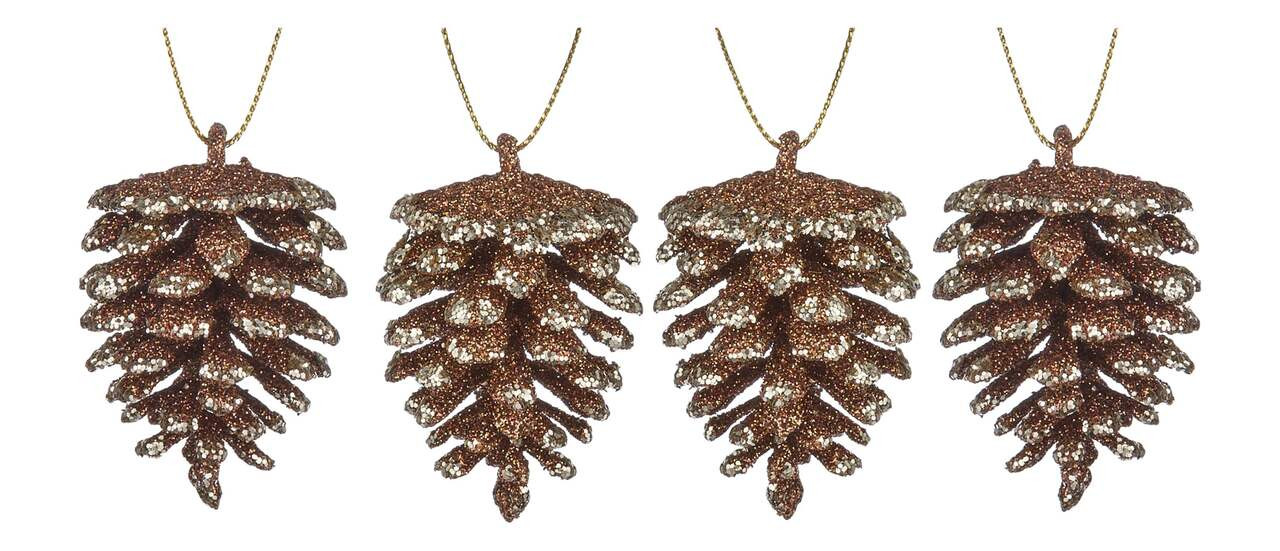 CANVAS The Night Before Christmas Trend Collection Snow Dusted Pinecones, 4-pk | Canadian Tire