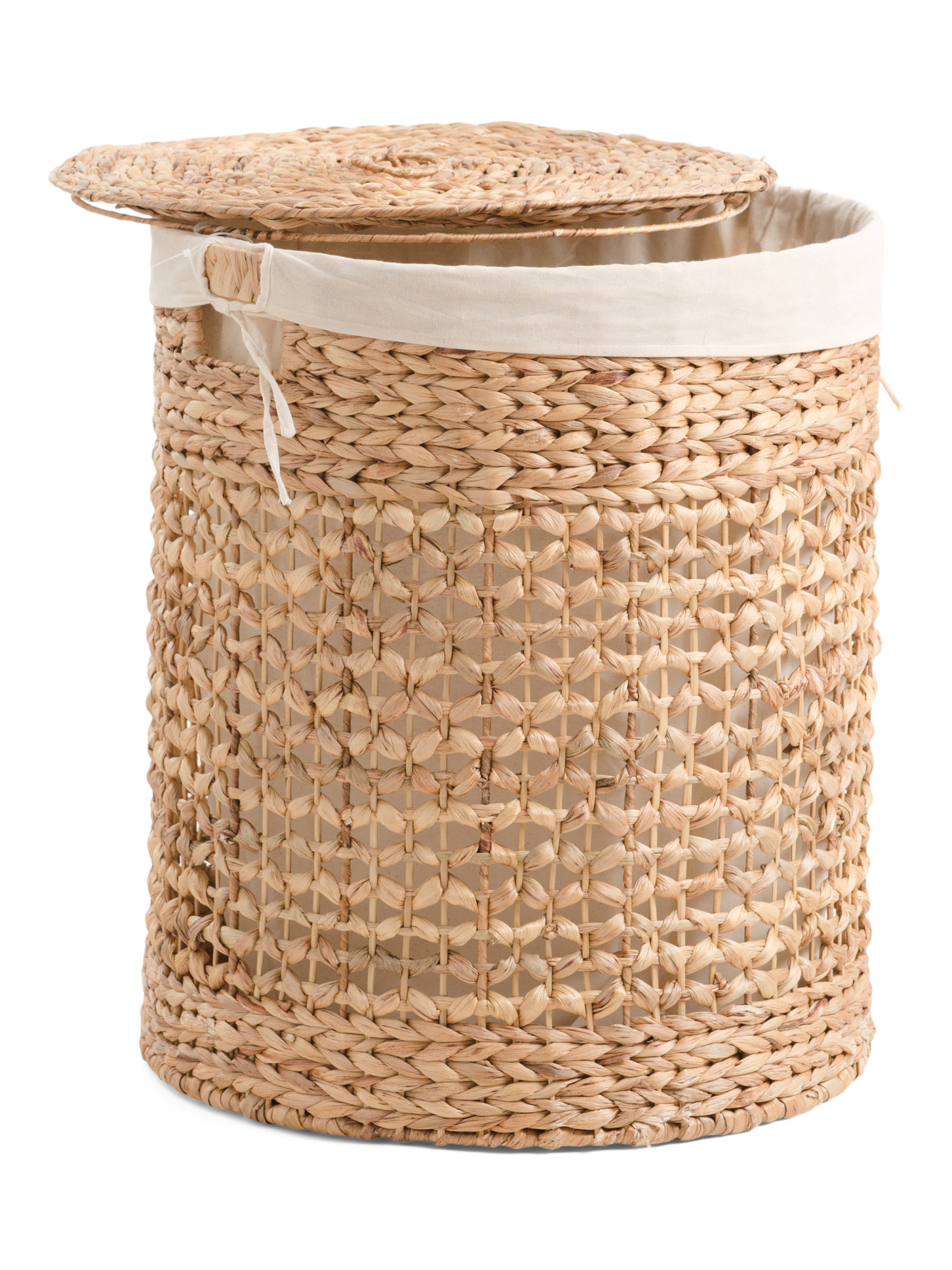 24.5in Open Butterfly Center Round Hamper With Fold Over Liner | Office & Storage | Marshalls | Marshalls