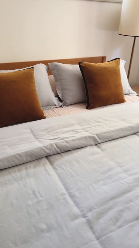 I love a linen duvet cover in the summer because it’s lightweight and breathable 

#LTKVideo #LTKHome