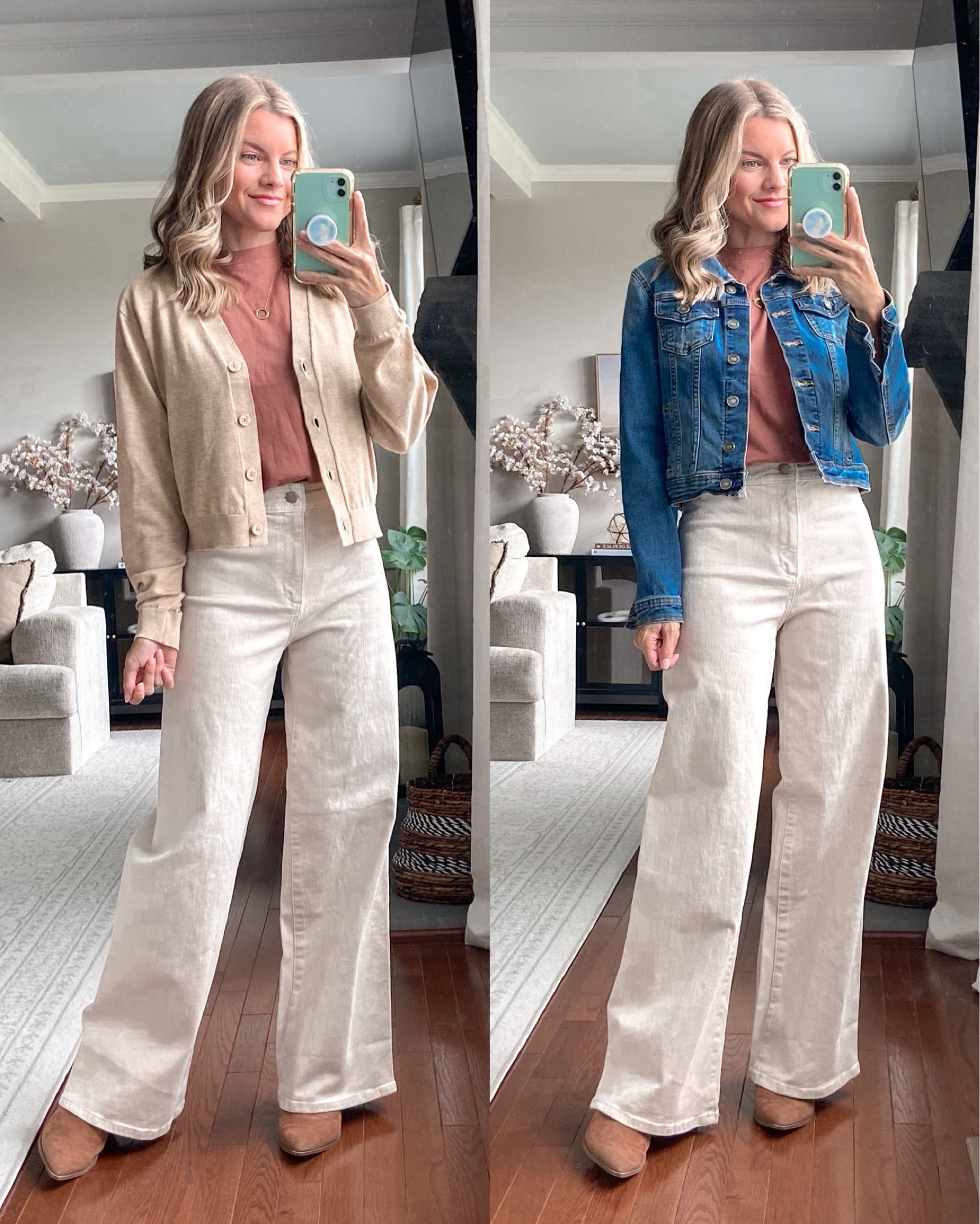 Viral Target wide-leg jeans in “beige”
My Target top is sold out in this color now, but check out the other colors!!! It’s so chic! #softautumn

#LTKFindsUnder50 #LTKStyleTip #LTKOver40