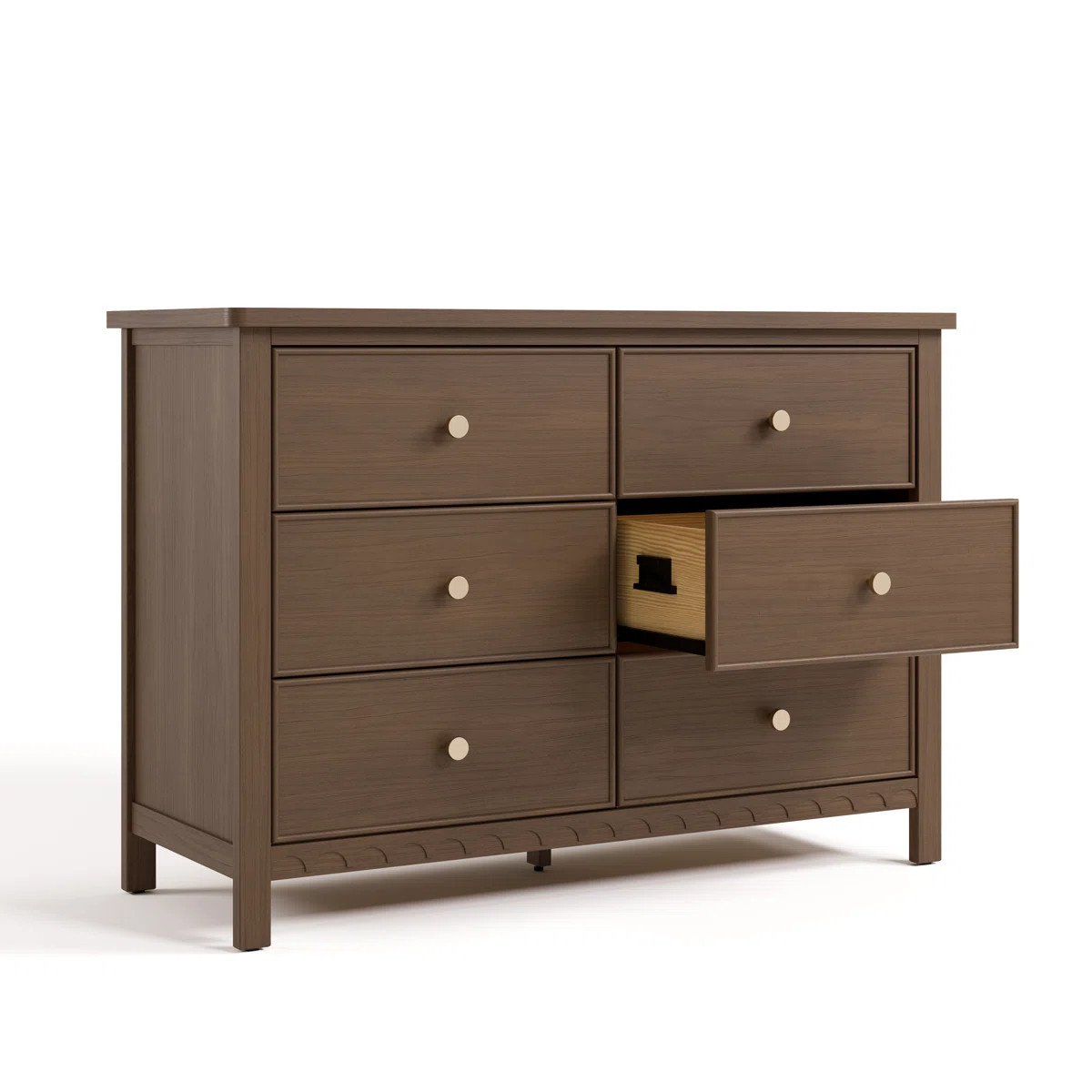 Sasha 6 Drawer Double Dresser | Wayfair North America