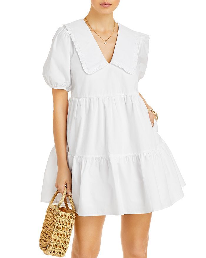 AQUA
            
    
                
                    Tiered Poplin Mini Dress - 100% Exclu... | Bloomingdale's (US)