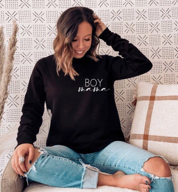 Boy mama sweater - Mom of boys gift - boy mom crewneck - boy mama shirt - gift for mom  - mom of ... | Etsy (US)