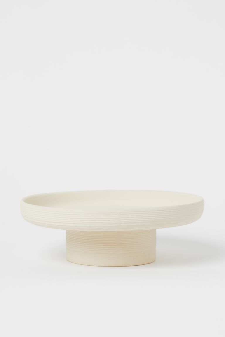 Stoneware Pedestal Tray | H&M (US + CA)