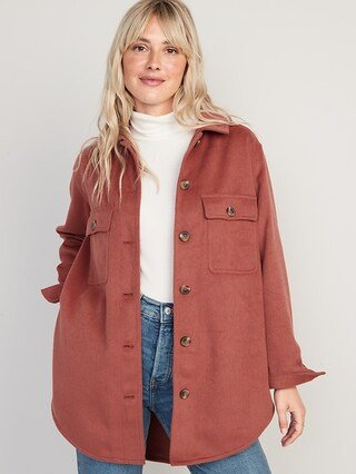 Soft-Brushed Utility Shacket for Women | Old Navy (US)