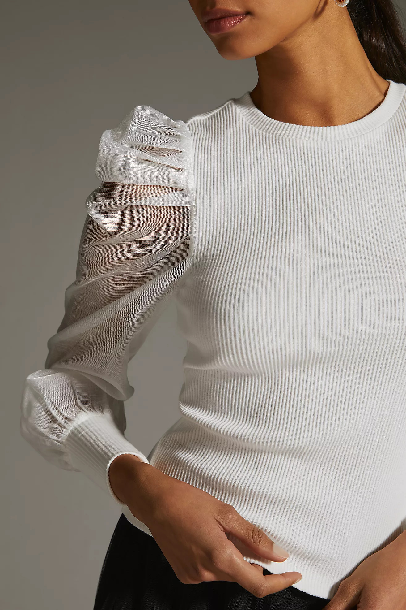 DOLAN Puff-Sleeve Top | Anthropologie (US)