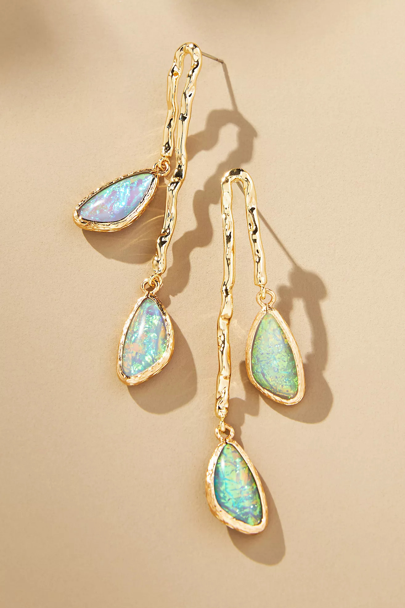 Double Stone Drop Earrings | Anthropologie (US)
