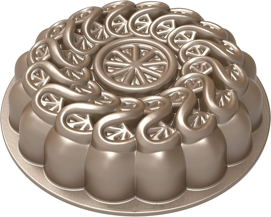 Nordic Ware Citrus Twist Pan, 8 Cup, Toffee | Amazon (US)