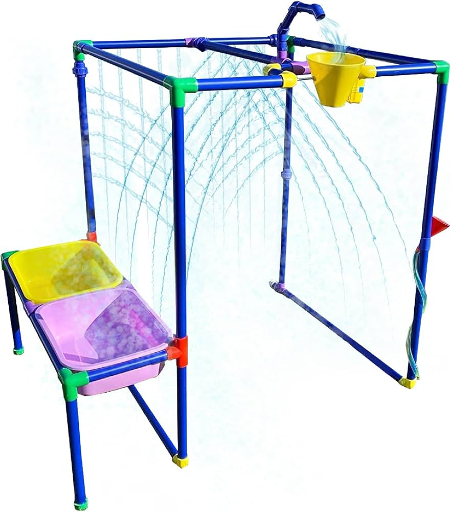 Buckets Of Fun RPBOF Sprinkler for Kids, Waterpark Splash Plastic Toy Backyard Water Park for Chi... | Amazon (US)