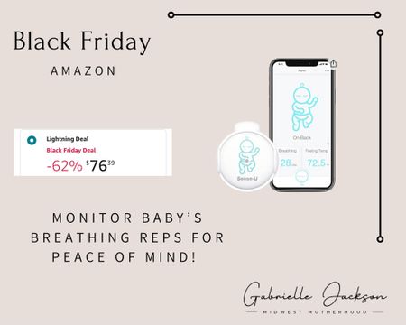 Black Friday deal on baby must haves: baby breathing monitor, sleep must haves, baby registry. 

#LTKGiftGuide #LTKHoliday #LTKCyberweek