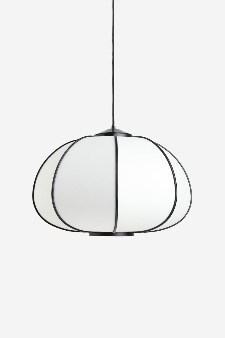 Bamboo Pendant Lamp - Beige/white - Home All | H&M US | H&M (US + CA)