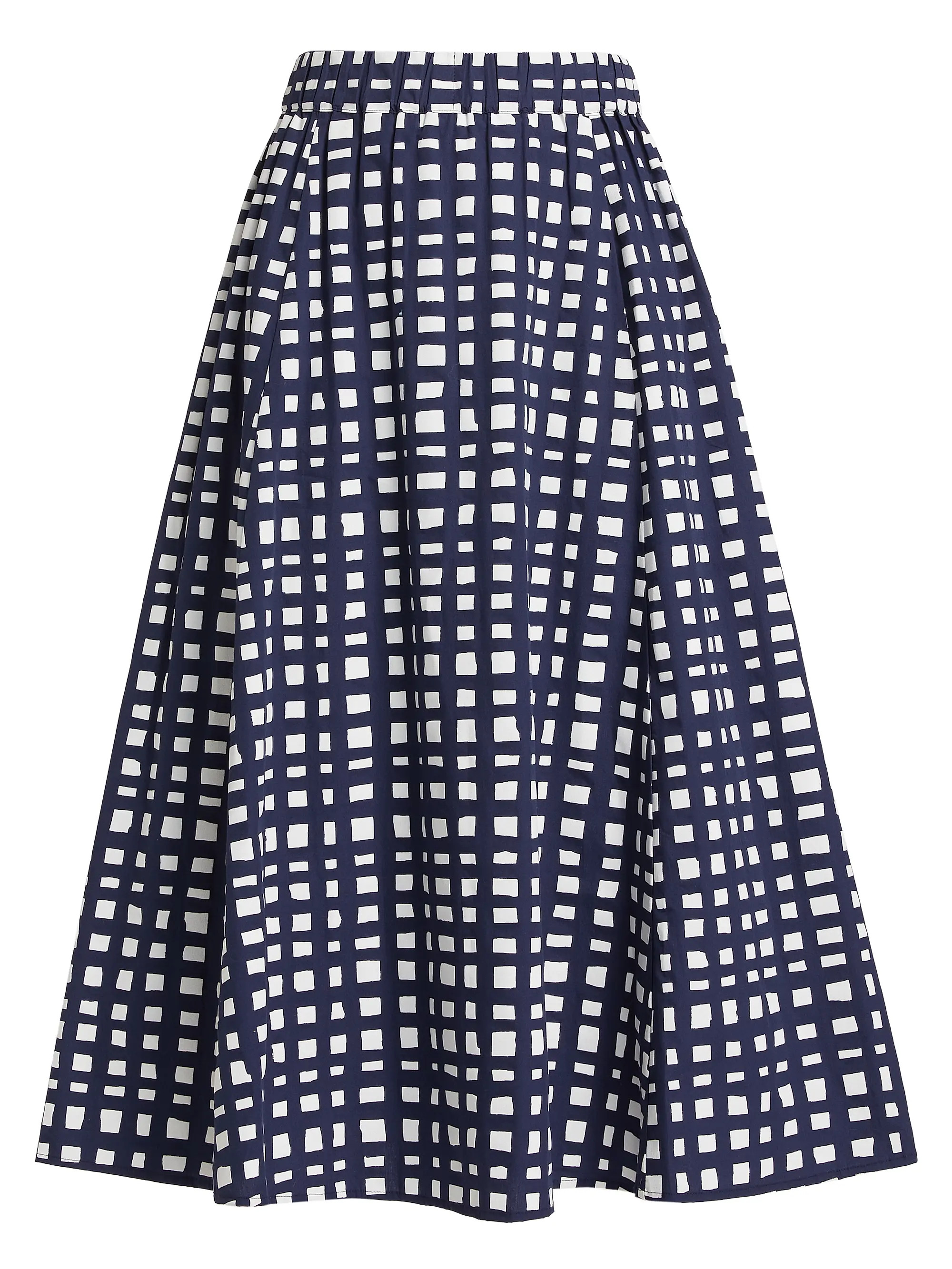Sasha Geometric Cotton A-Line Skirt | Saks Fifth Avenue