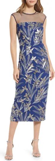 JS Collections Miley Illusion Sheath Dress | Nordstrom | Nordstrom