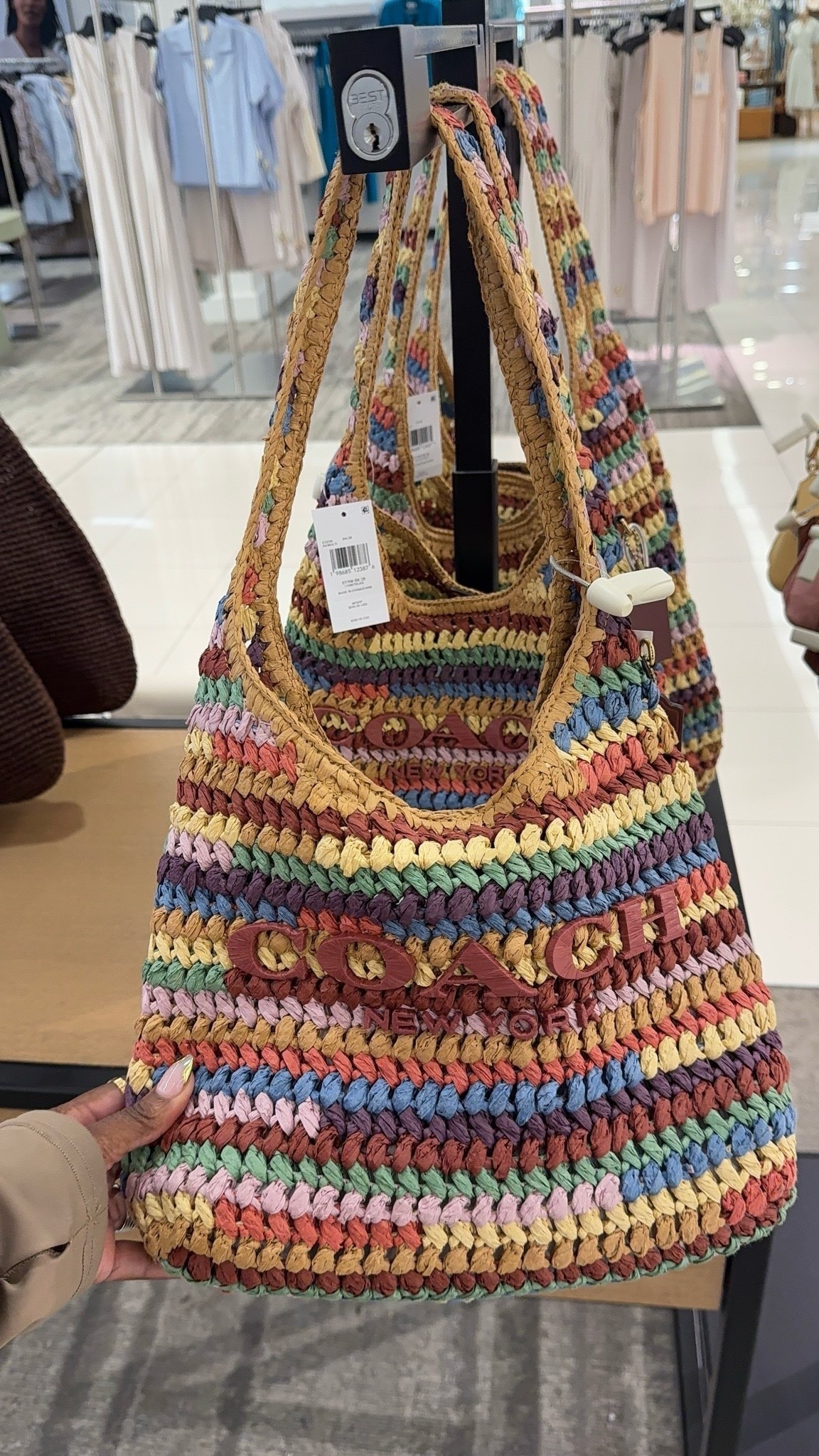 Okay this one is SUCH a fun spring/summer find 🌈✨ Giving beach vacation, farmers market mornings, resort walks, and throw-on-with-a-white-dress energy. The woven texture + colorful details make it feel so unique and like the perfect statement bag for warm weather season 🤎

#LTKootd #coachbag #springstyle #summeraccessories #vacationstyle #beachbag #travelstyle #baglover #fashionfinds #resortwear

#LTKootd #LTKvlog #LTKSeasonal