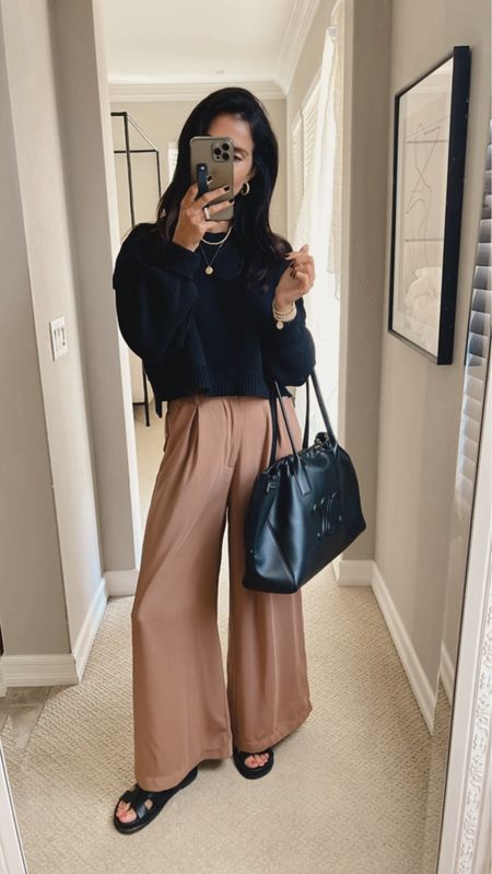 This outfit is so comfy and chic! I had to pick up these sweaters in multiple color options and these are my go to amazon trouser pants. 
Wearing the size small top and XS trousers s StylinByAylin 

#LTKstyletip #LTKxPrime