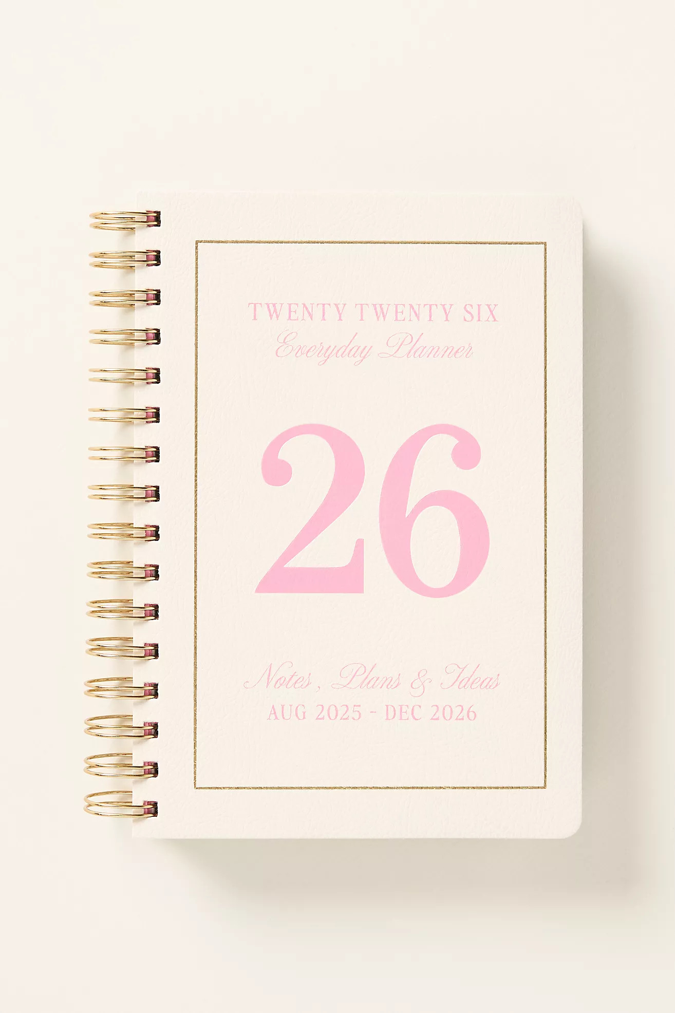 By Anthropologie 2026 17-Month Spiral Planner | Anthropologie (US)