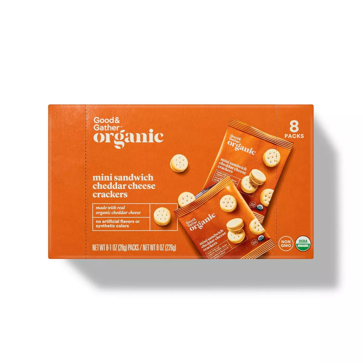 Organic Mini Cheese Sandwich Crackers - 8ct - Good & Gather™ | Target