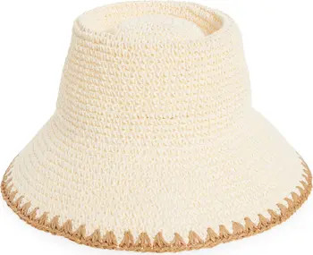 Whipstitch Straw Bucket Hat | Nordstrom