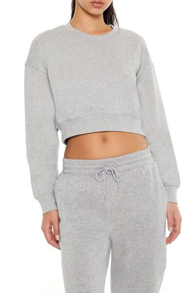 French Terry Cropped Pullover | Forever 21