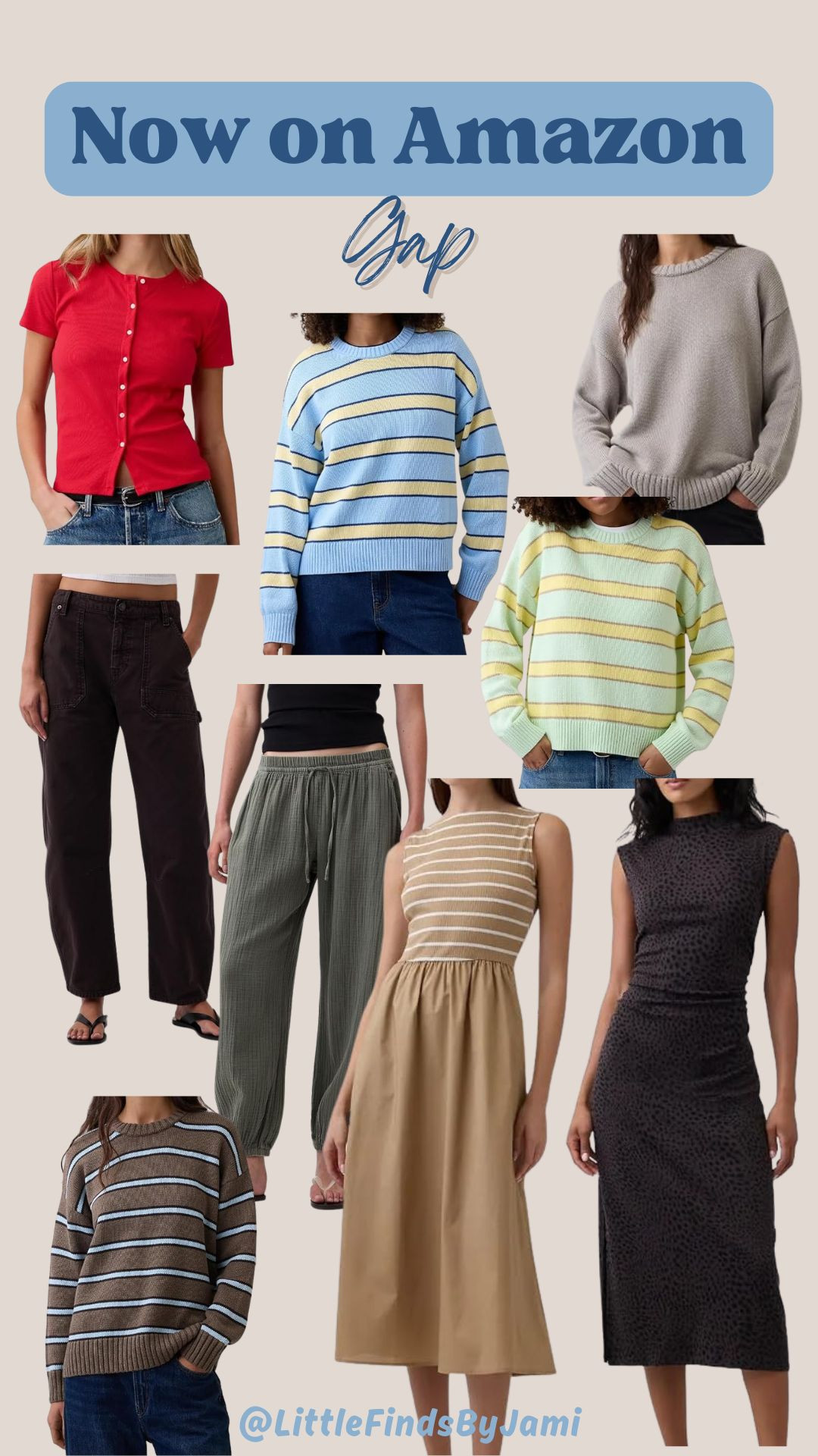 Gap finds on Amazon. Sweaters. Dress. Pants. Women’s fashion.

#LTKootd #LTKgrwm #LTKvlog
