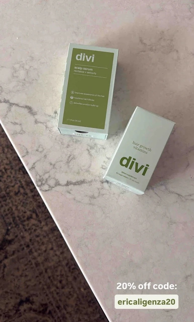 I’m RE-PURCHASING...
Allll the scalp serum + hair growth vitamins because hello postpartum hair loss. 🙃

I'm just over two months pp and it has begun, so I'm crossing my fingers and toes that these help minimize shedding and boost regrowth faster than last time around the postpartum block.

Discount code ericaligenza20 will take 20% off at checkout for new customers (or just use a new email to get 20% off if you're not new - 😉)

#LTKmorningroutine #LTKmomlife #LTKBeauty