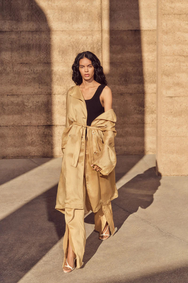 Harmony Oversized Sheer Coat | aje. (US, UK, Europe, ROW)