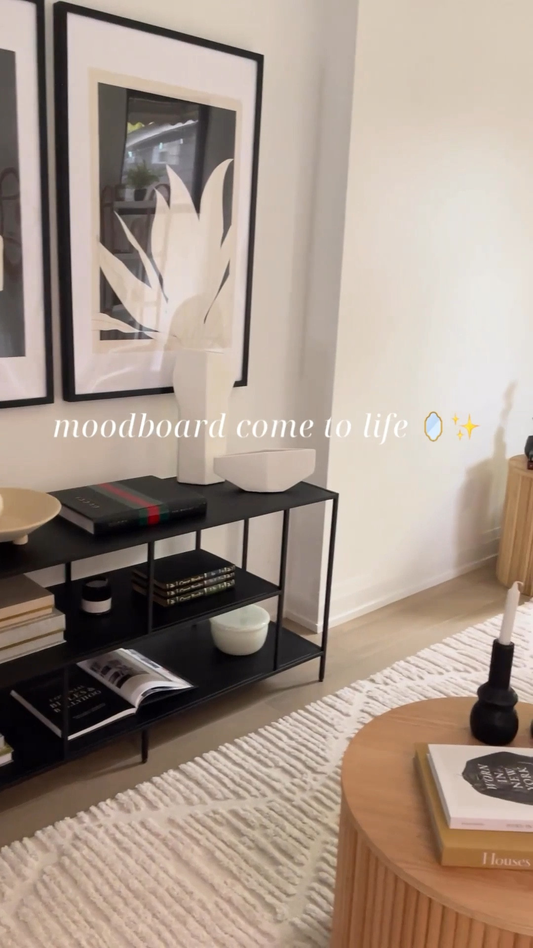 Moodboard come to life 🪞✨

Living room style, home decor, modern home, modern home style, console, rug, ivory rug, textured rug, Wayfair finds, wood coffee table, round coffee table, fluted coffee table, wall art, gallery art, Etsy prints, coffee table book, book shed, swivel chair 

#LTKsale #LTKhome #LTKcanada