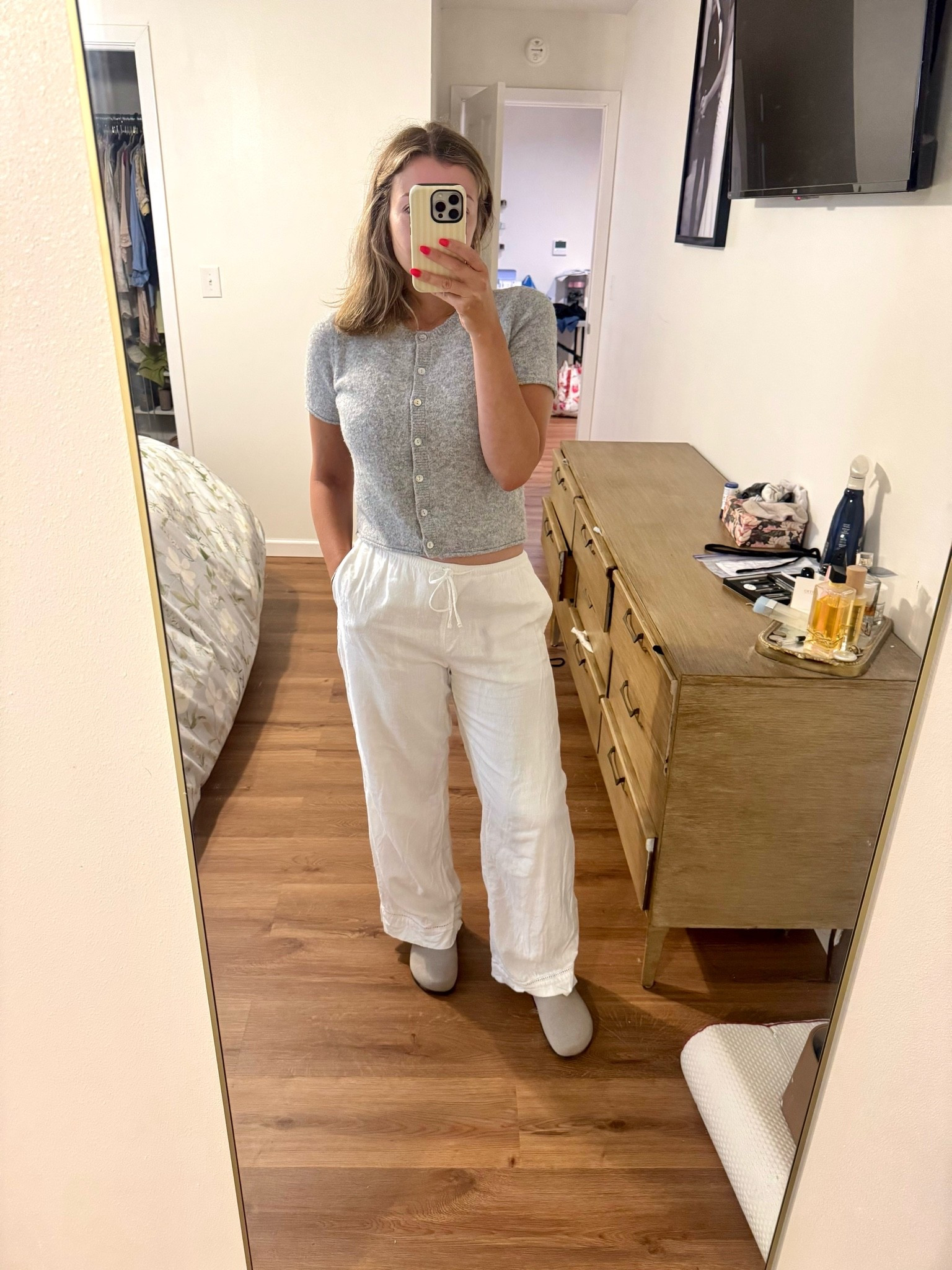 Today’s work from home look! My most worn pants of the summer are on sale🤑

#LTKootd #LTKWorkwear #LTKdayinmylife