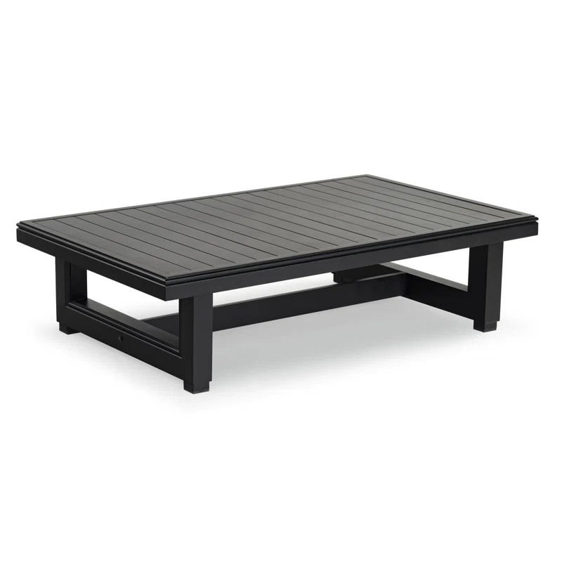 Melrose Rectangular Metal Outdoor Coffee Table | Wayfair North America