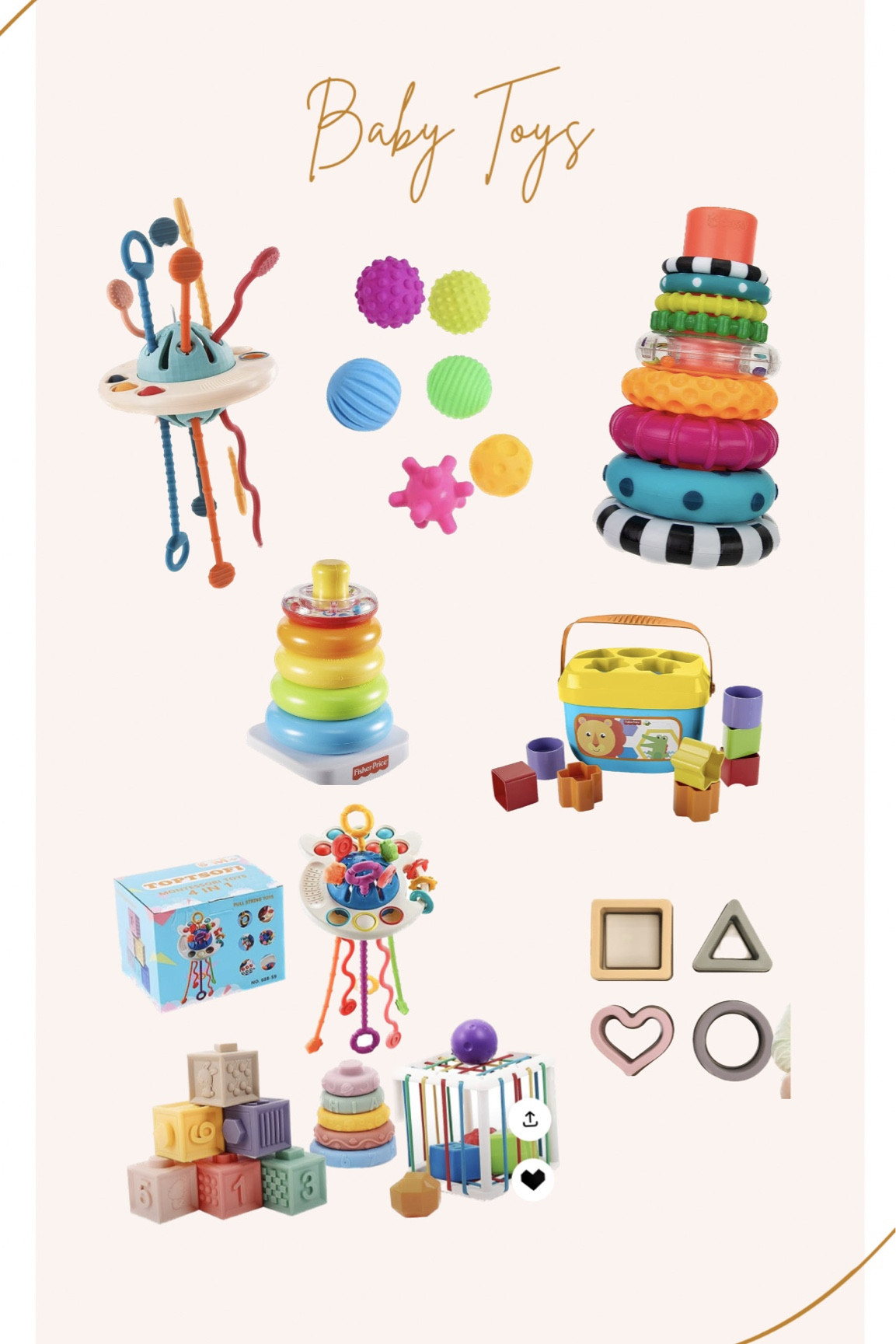 my baby’s favorite toys right now! #montessoritoys #babytoys #babyregistry #momlife 

#LTKFind #LTKSale #LTKkids