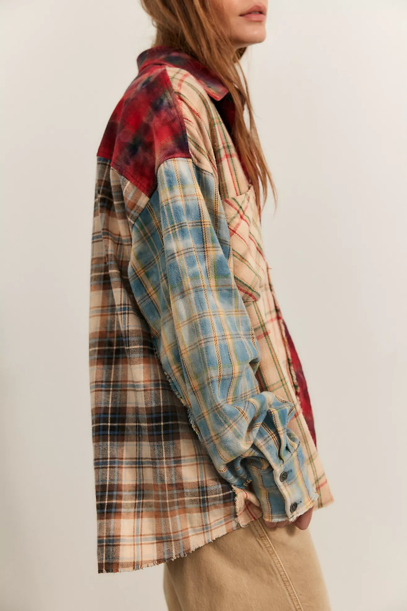 The Tales Reworked Paneled Flannel | Free People (Global - UK&FR Excluded)
