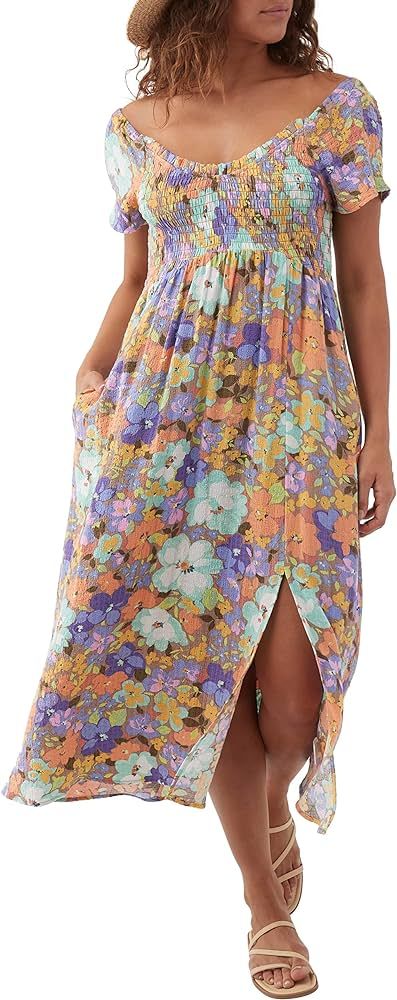 O'NEILL Womens Hayzel Midi Dress Multi Colored | Amazon (US)