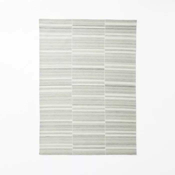 Mountainside Mixed Striped Gray - Threshold™ designed with Studio McGee | Target