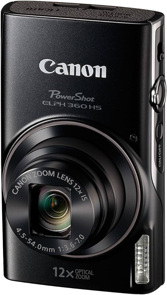 Canon PowerShot ELPH 360 Digital Camera w/ 12x Optical Zoom and Image Stabilization - Wi-Fi & NFC... | Amazon (US)