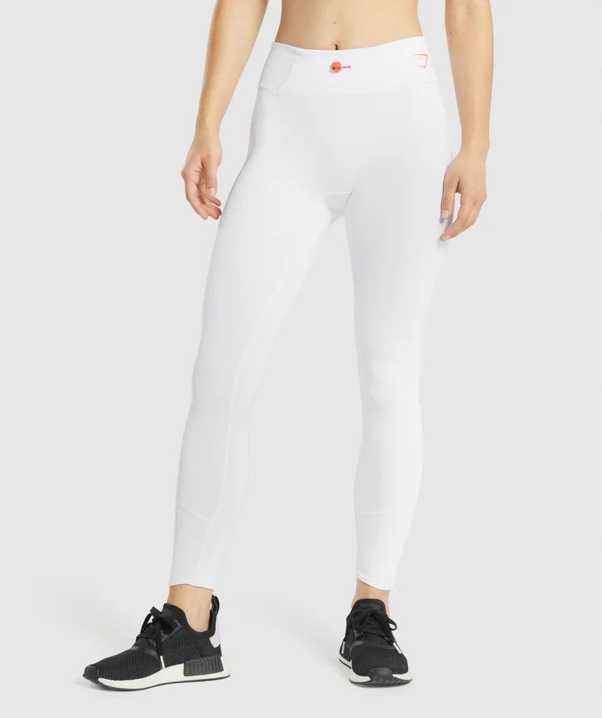 Gymshark Pulse Leggings - White | Gymshark (Global)