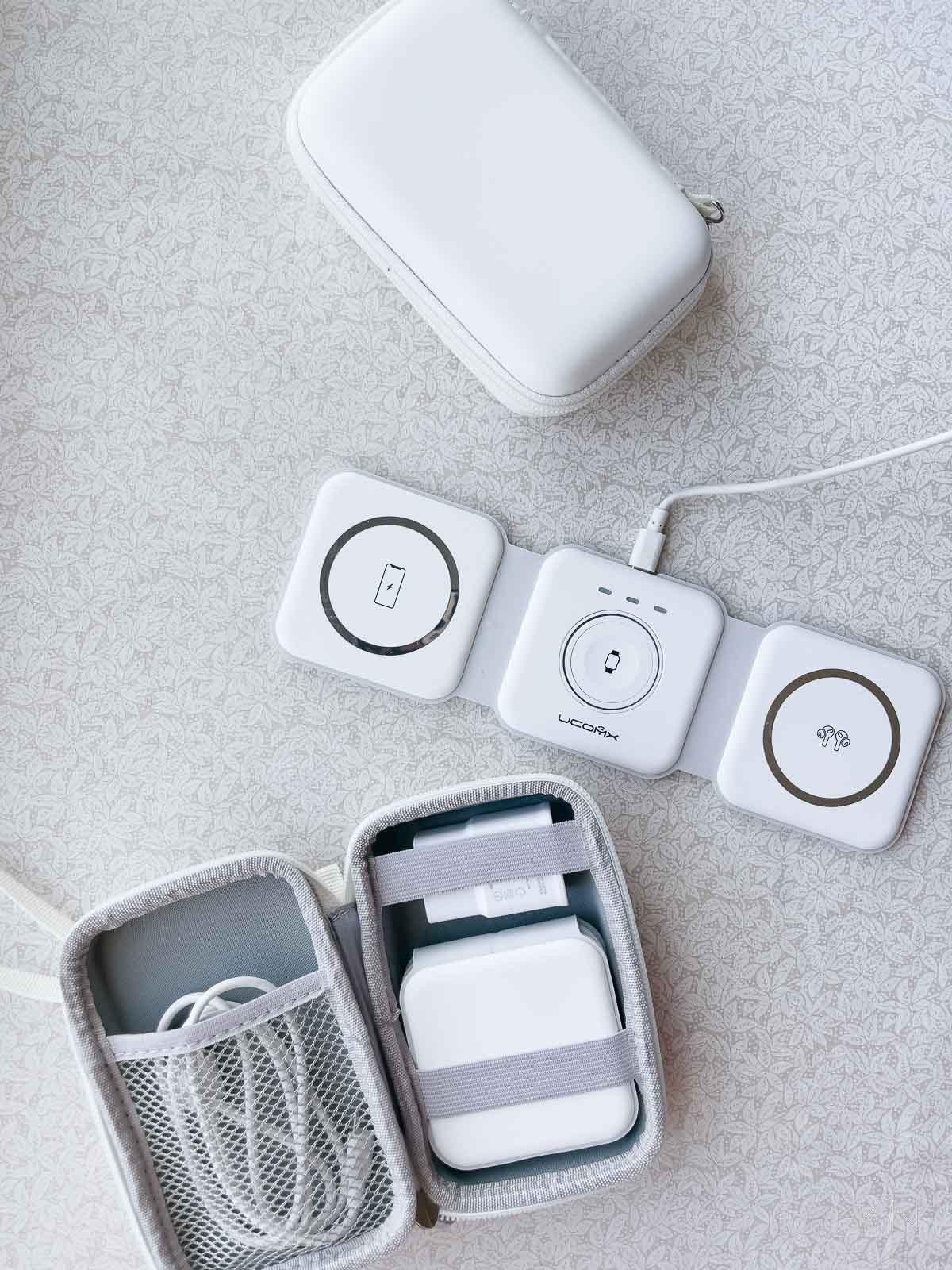 I love this 3-in-1 folding charger to avoid having a million cords, the compact size and having all my charging needs met in one piece. The case comes separately but is a great addition for storage and traveling. gift idea travel essential portable charger iPhone charger Apple Watch charger ear bud charger Amazon find gift idea stocking stuffer travel gadget gift for him

#LTKTravel #LTKMens #LTKFindsUnder50