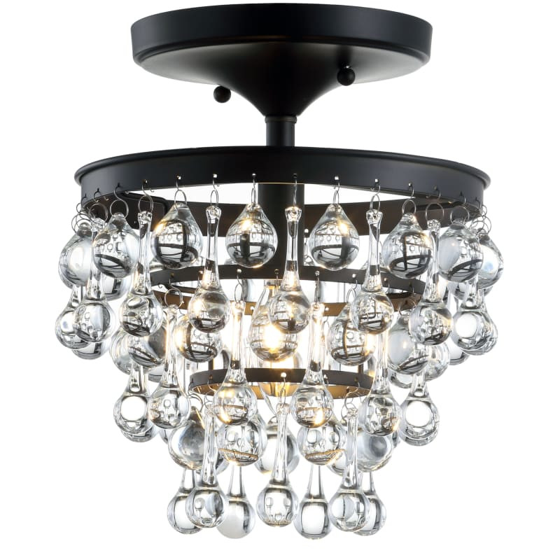 JONATHAN Y Lighting JYL9028 Toronto Single Light 10" Wide LED Semi-Flush Waterfall Ceiling Fixture O | Build.com, Inc.