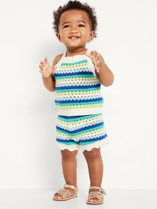 Crochet-Knit Tank Top and Shorts Set for Baby | Old Navy (US)