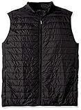 Ashe City Men's Prevail Packable Puffer Sleeveless Vest, Black, Medium | Amazon (US)