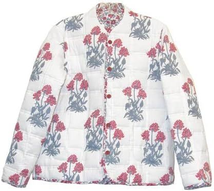 LA CERA Women's Reversible Quilted Bed Jacket | Amazon (US)