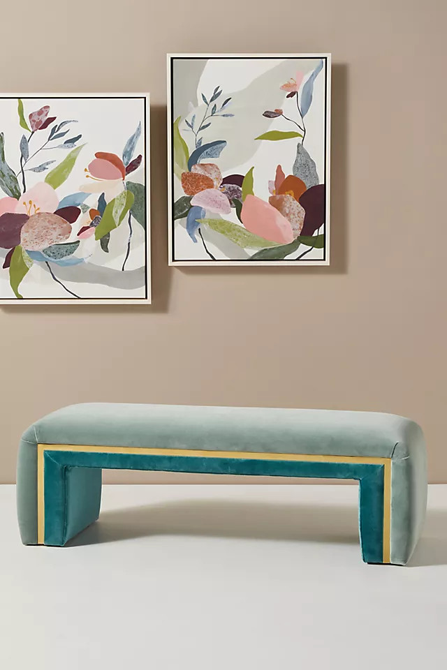 Velvet Ida Bench | Anthropologie (US)