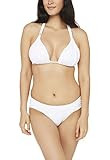 La Blanca Women's Island Goddess Rouched Halter Bikini Swimsuit Top, White, 14 | Amazon (US)