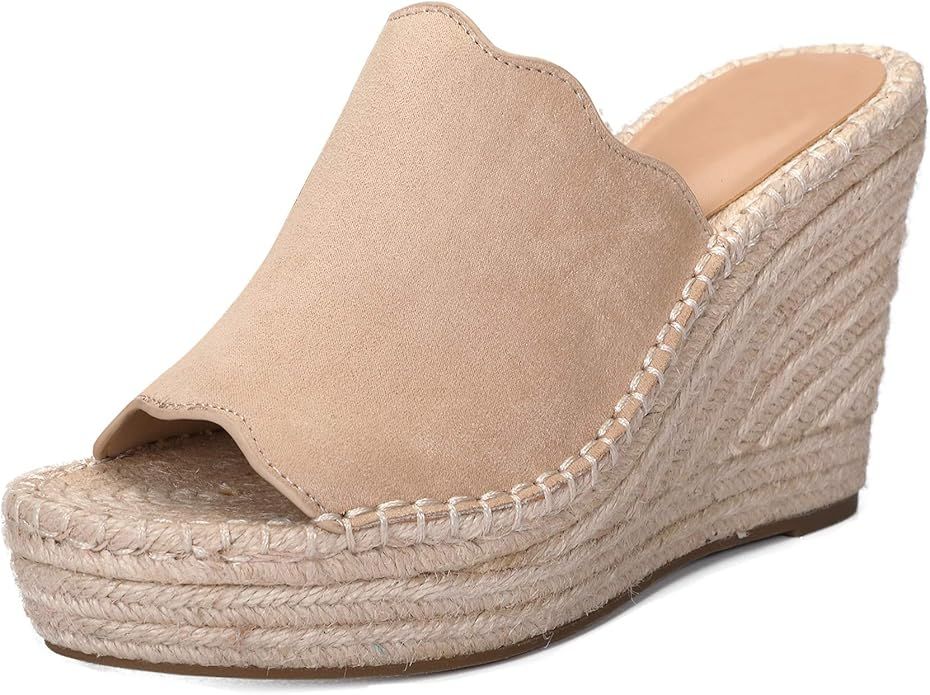 Women's Wedge Sandal Ankle Strap Lightweight Platform Shoes Adjustable Buckle Open Toe Sandals fo... | Amazon (US)