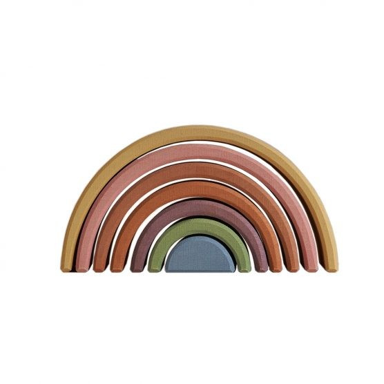 Raduga Grez Pastel Earth Small Arch Stacker | The Tot