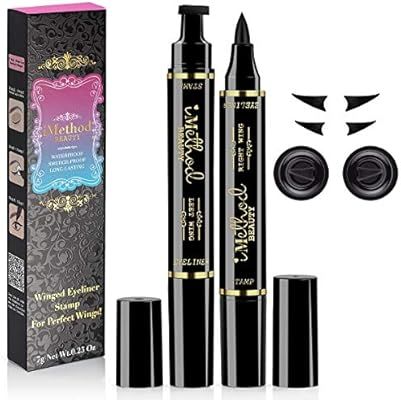 iMethod Wing Eyeliner Stamp - 2 Pens Left & Right Dual Ended Liquid Winged Eye Liner Pen, Perfect... | Amazon (US)