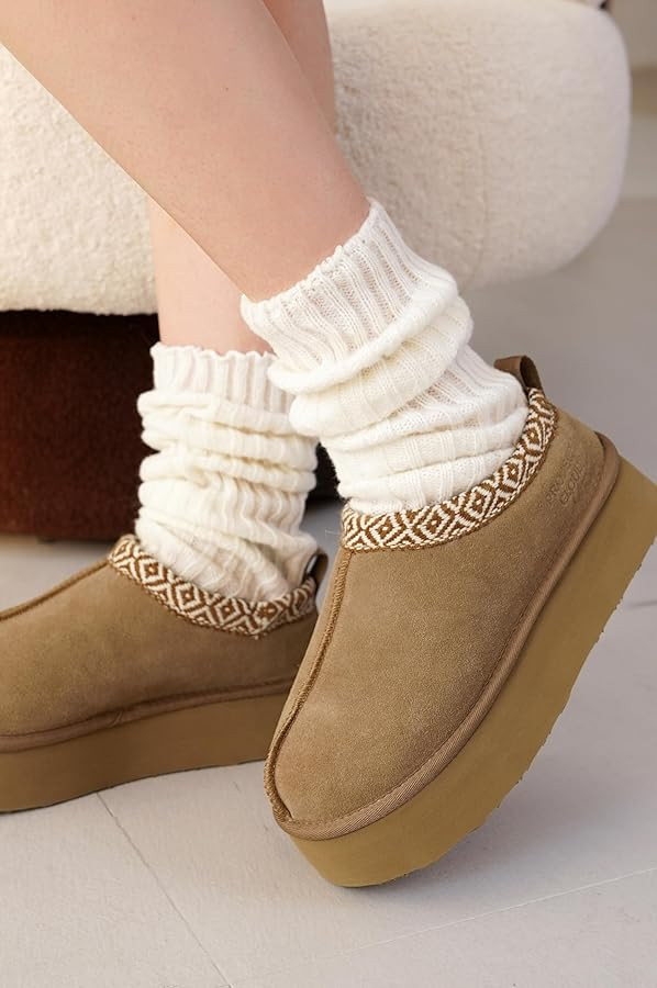 Project Cloud 100% Genuine Leather Platform Slippers for Women – Soft Memory Foam Womens Slippe... | Amazon (US)